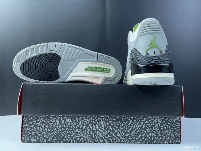 136064-006 Air Jordan Retro 3 Chlorophyll 0809